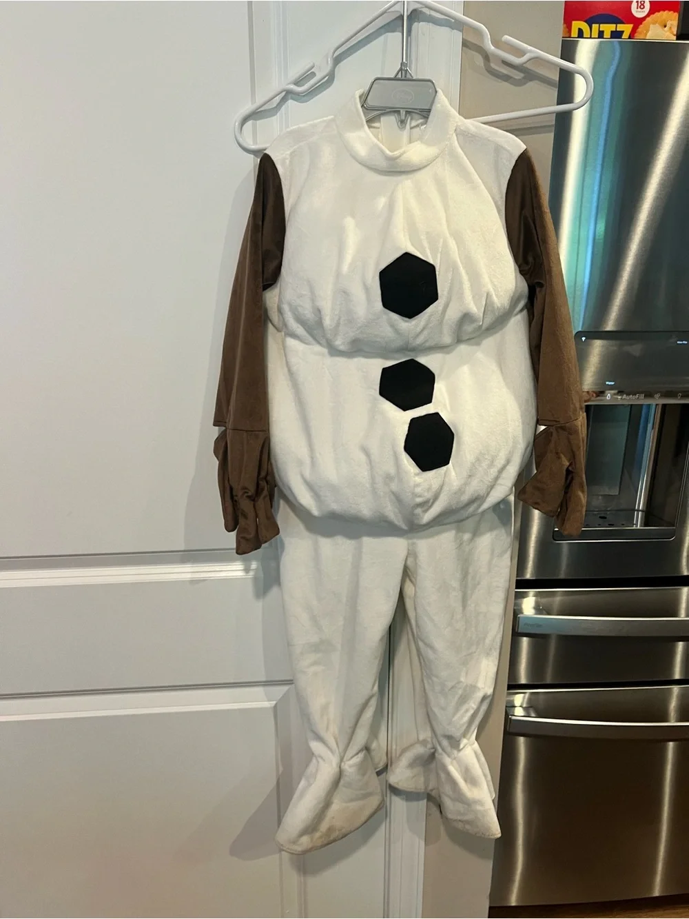 Official Disney Store Frozen Plush Olaf Costume Kid's Size 4 Snowman Halloween